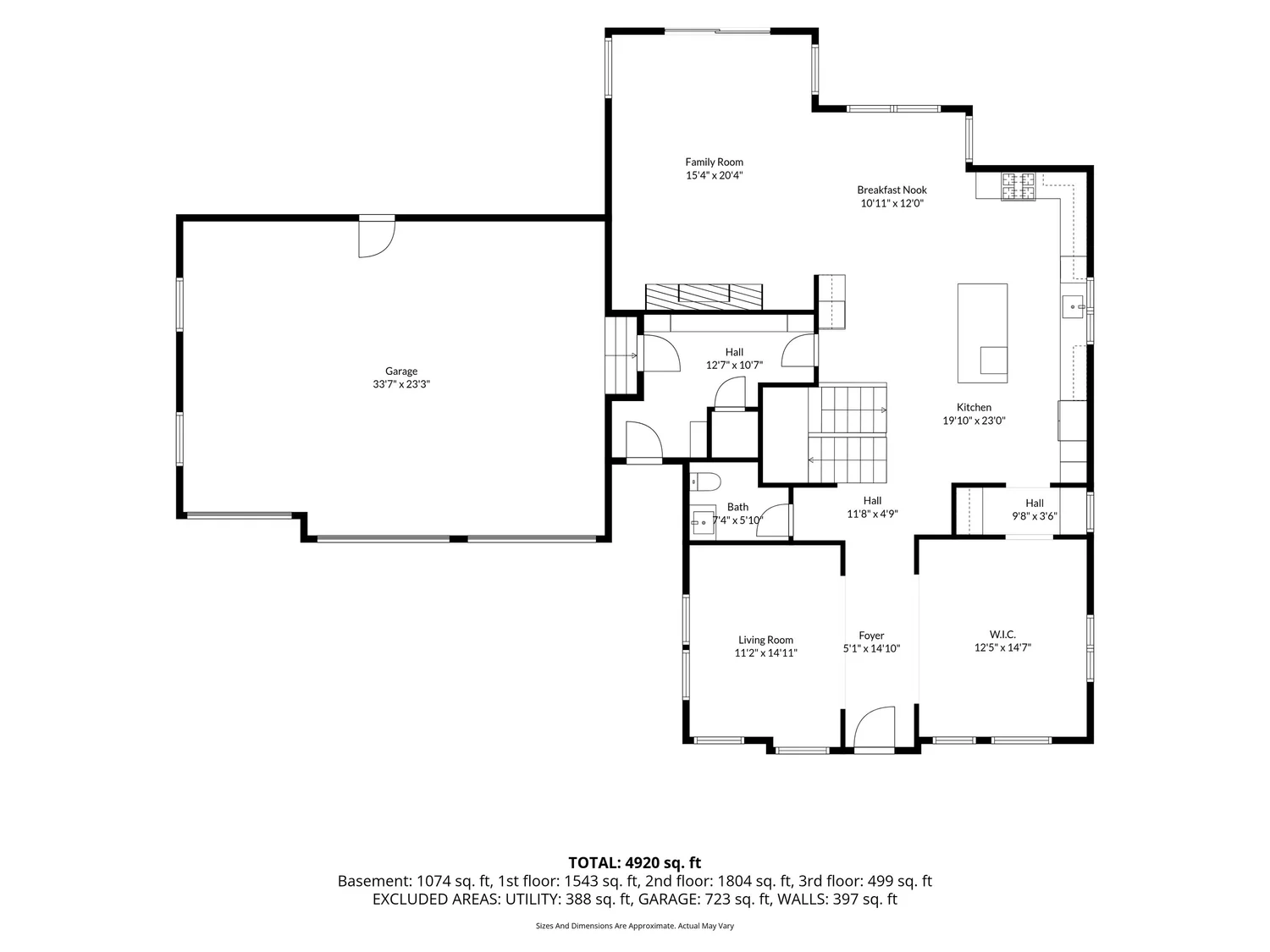 Floor plan, 4 Foster Road