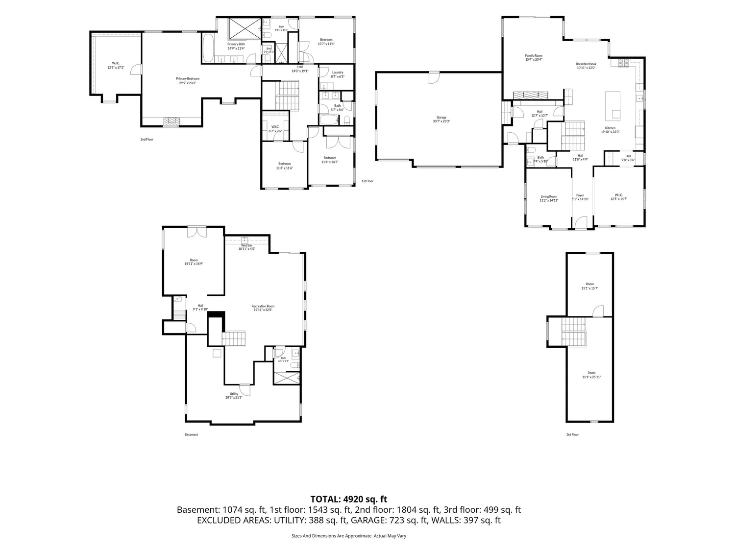 Floor plan, 4 Foster Road