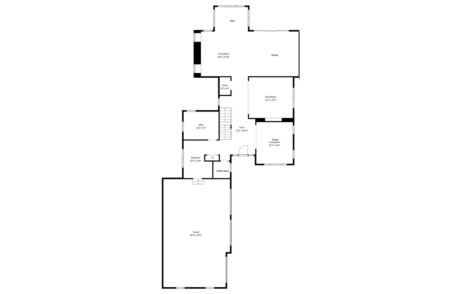 Floor plan, Brantwood
